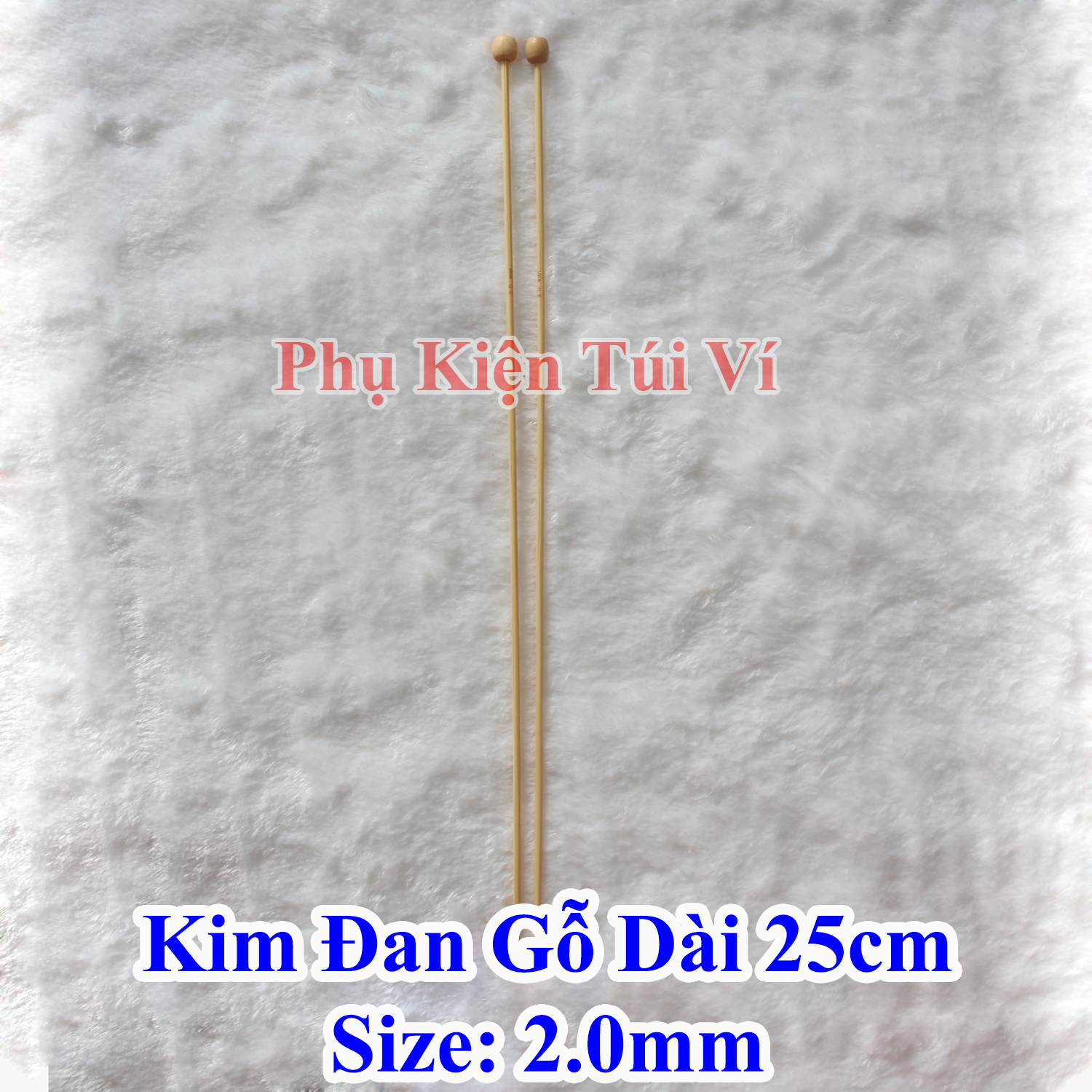 Kim đan len gỗ 25cm