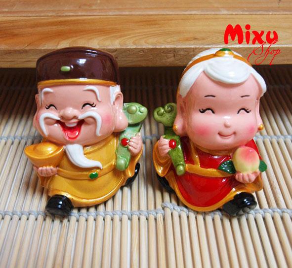 [HCM]Tượng chibi bộ đôi Thổ Địa 6cm
