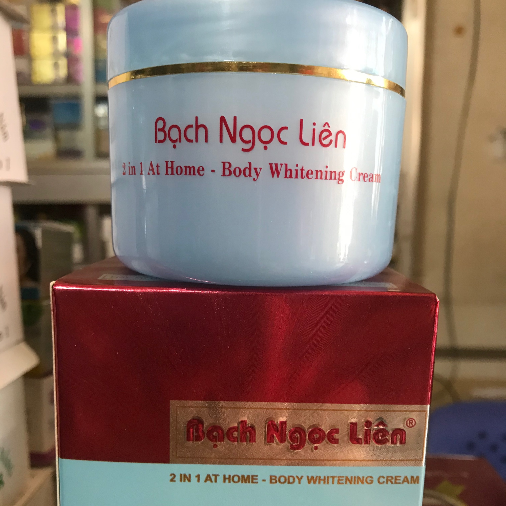 Kem Bạch Ngọc Liên xanh dưỡng trắng da toàn thân 90g cam kết hàng chính hãng công ty MiDan