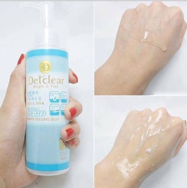 Gel Tẩy Da Chết Detclear Sạch Sâu Loại Bỏ Bụi Bẫn Bã Nhờn 180ml CHÍNH HÃNG NHẬT BẢN -BẢN MỚI CAO CẤP CTY TEM PHỤ