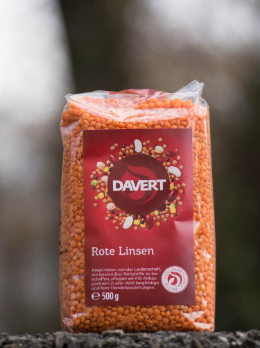 Đậu lăng đỏ hữu cơ Davert 500gr
