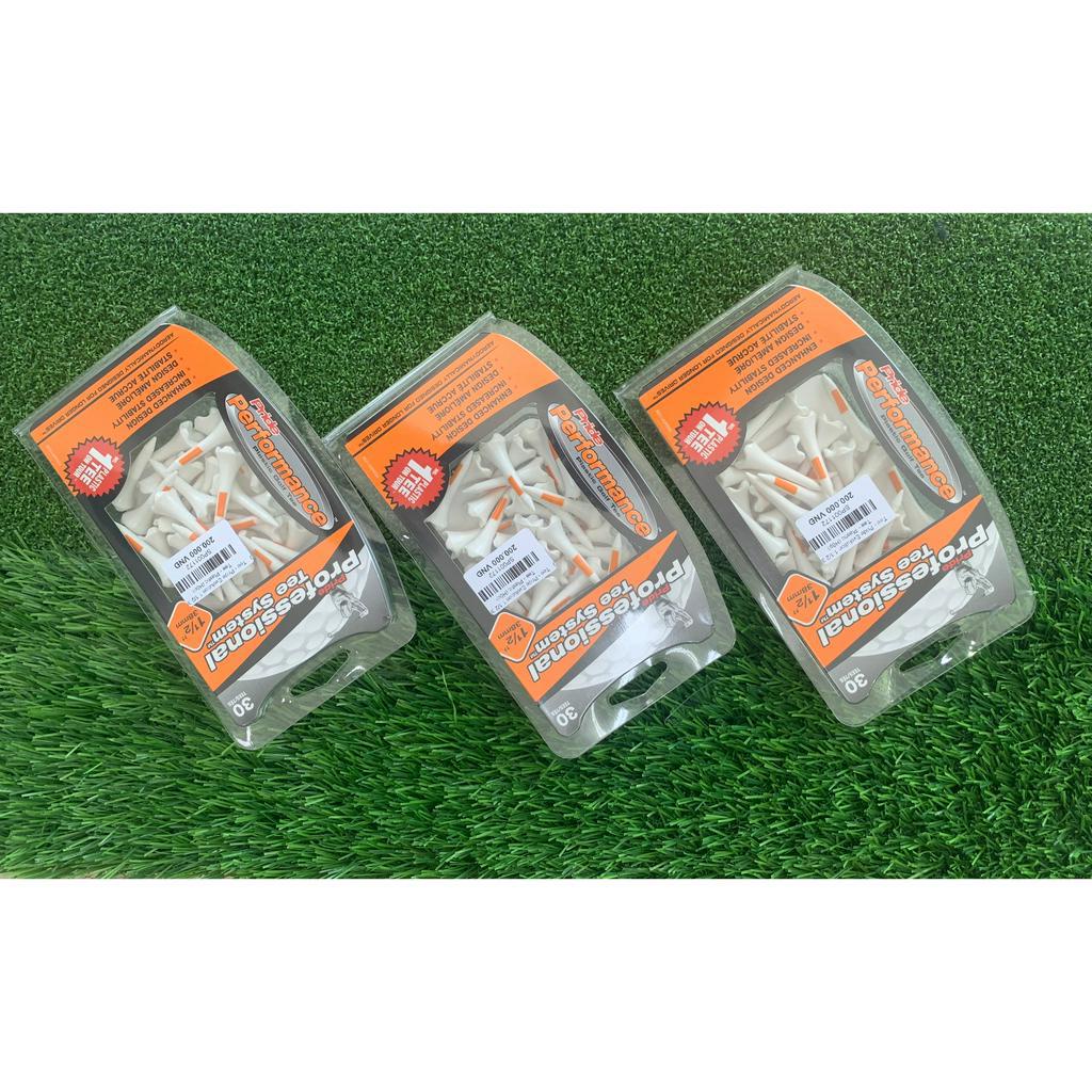 Tee golf (tee phát bóng gôn) Tee Pride Professional System - 1 1.2 38 mm 2 3/4( 69mm ) - 3 1/4 ( 83mm)