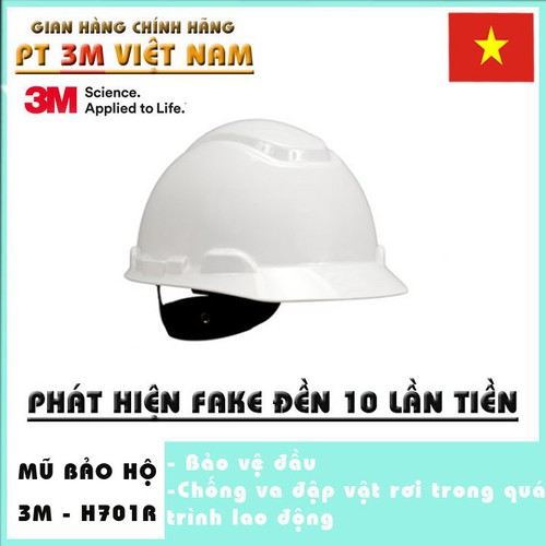 Mũ bảo hộ 3M H701SFV-UV cao cấp