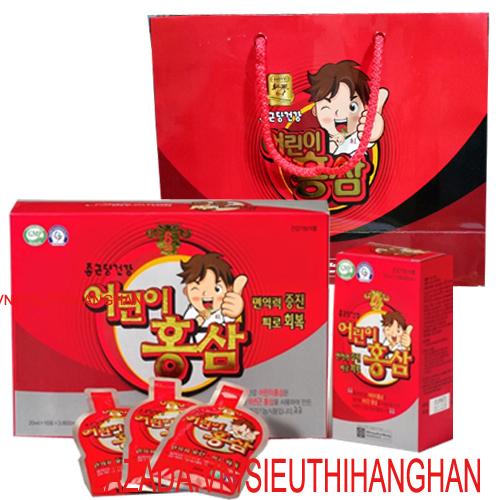 Nước hồng sâm baby trẻ em Hàn Quốc Chong Kun Dang