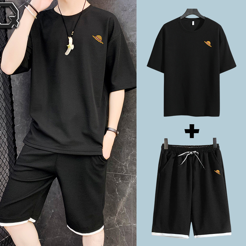 [ Hoàn Tiền Max ] Bộ Quần Áo Thun Nam Thể Thao Ngắn Mùa Hè Họa Tiết Anime Nhật Bản Cá Tính Thời Trang  BONBON Fashion QA NAM 082
