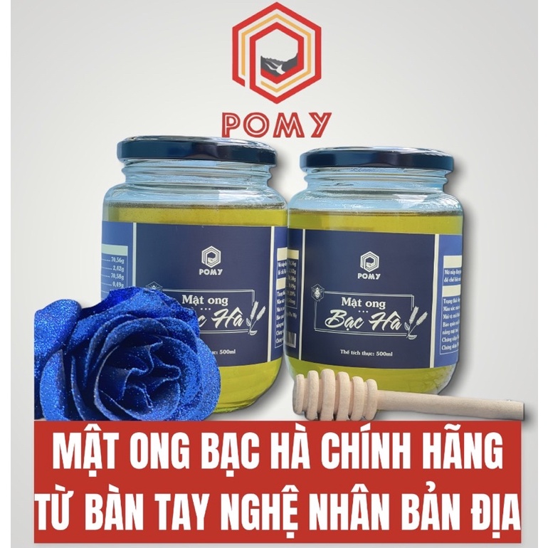 [CHÍNH HÃNG] Mật ong hoa bạc hà Po Mỷ 500ml