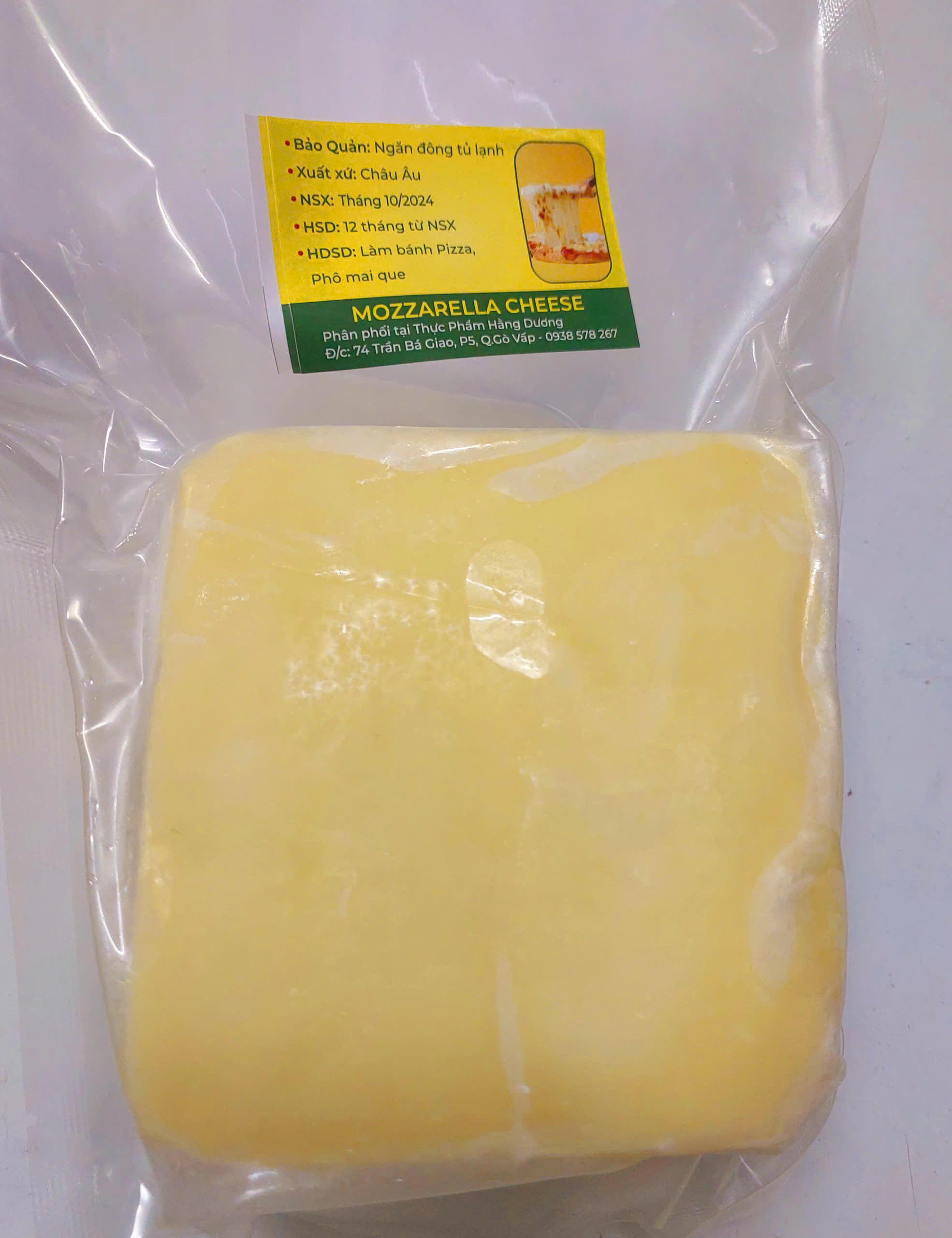 500G PHÔ MAI MOZZARELLA ( chỉ giao tại sài gòn) - doanvat_hangduong