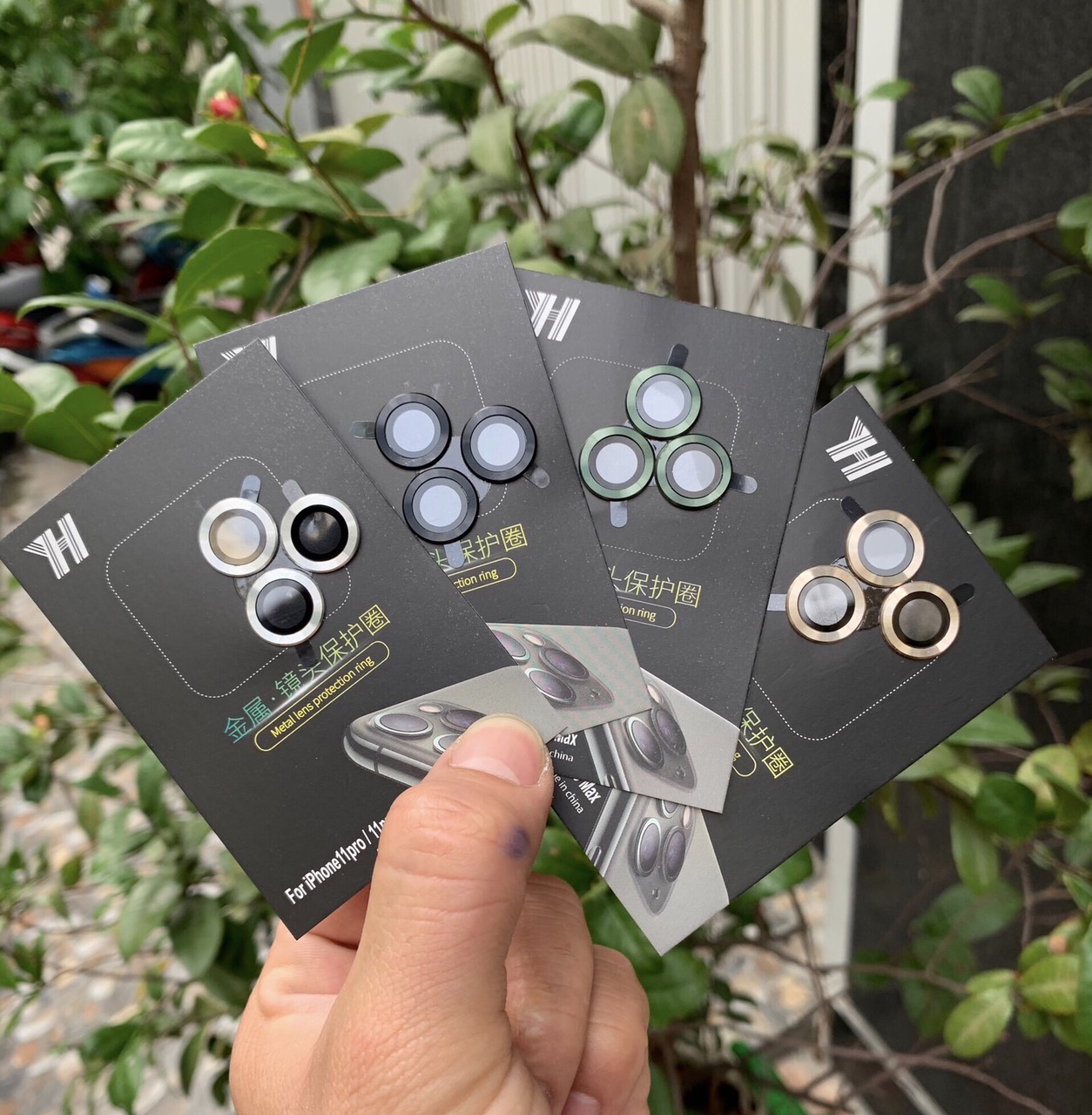 Combo 3 Vòng Bảo Vệ Camera IPhone 11Pro/ 11Pro Max (Bộ 3 Vòng) - Chống Bụi, Hạn chế vân tay & Mờ Camera