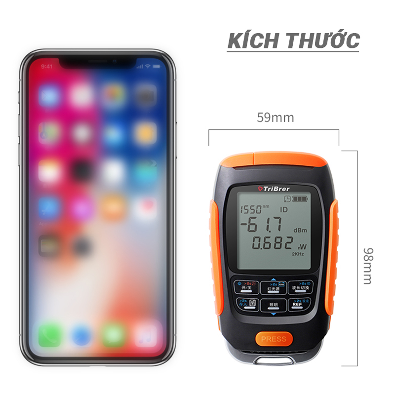 Máy đo công suất quang Triber mini 4 in 1 VFL 15nW - Nhỏ gọn mạnh mẽ