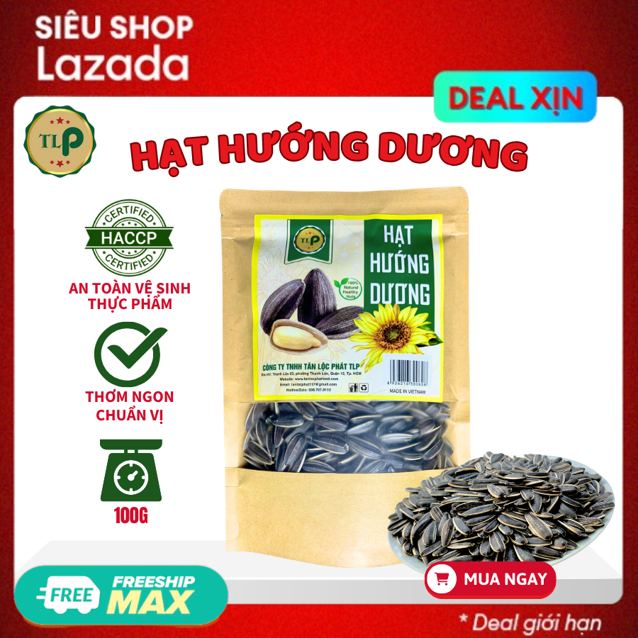 HẠT HƯỚNG DƯƠNG TÂN LỘC PHÁT BỊCH 100G