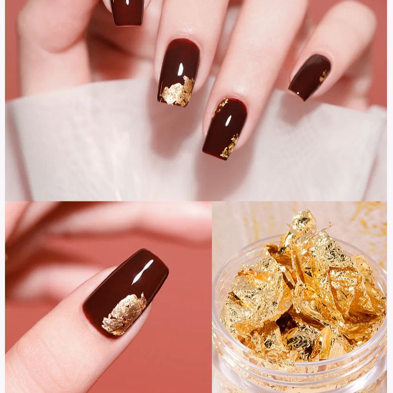 Giấy nhún nail , giấy nhún vàng bạc