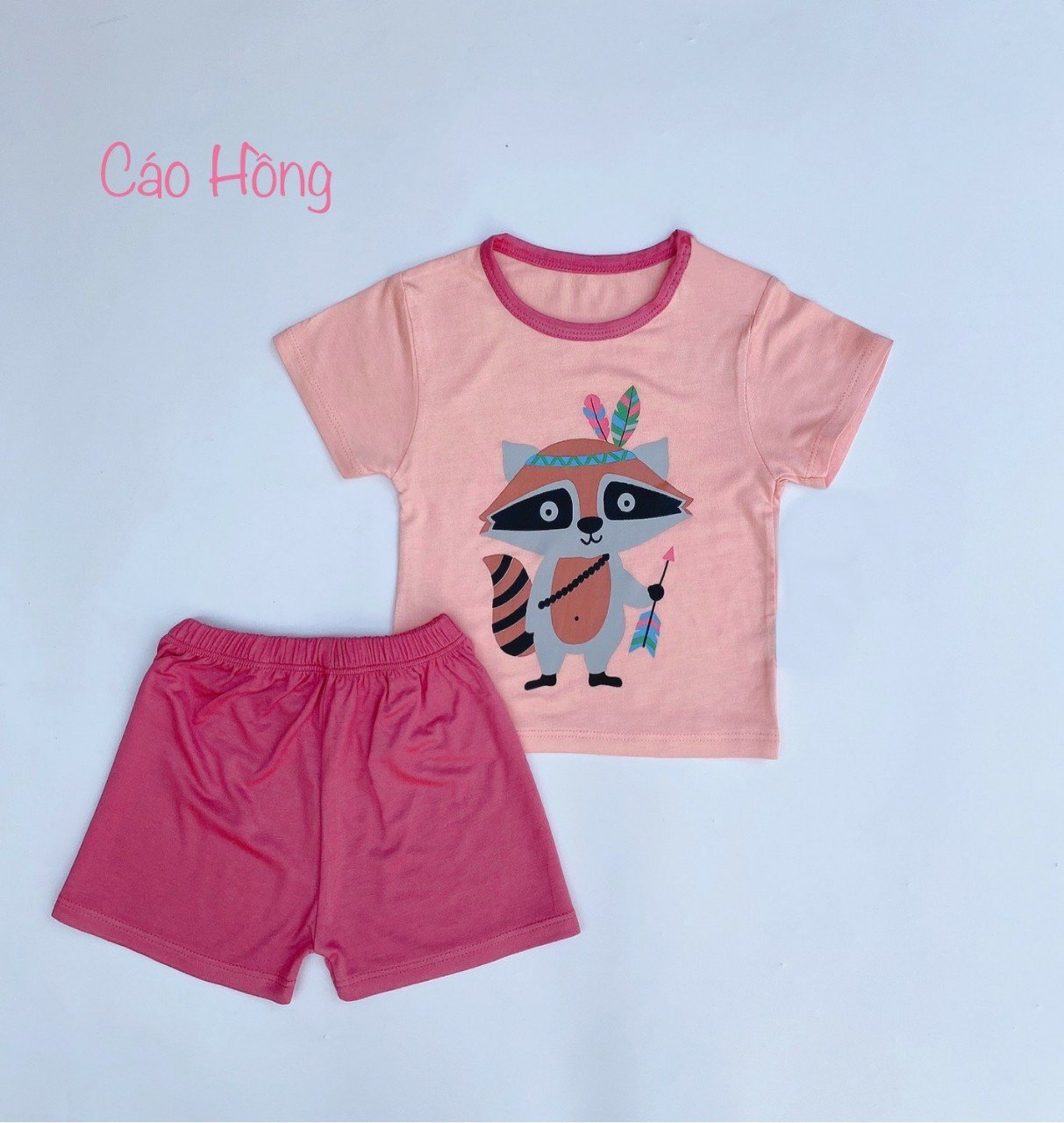 Bộ cộc tay thun lạnh Kwoo thổ dân cho bé