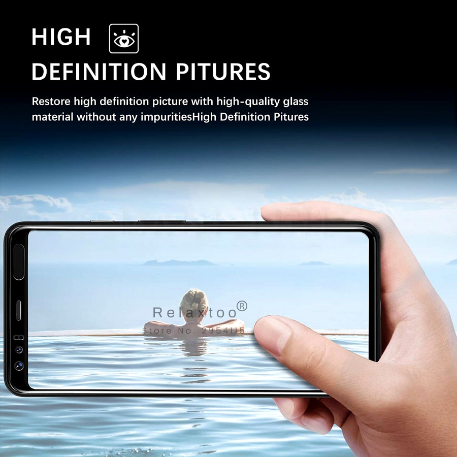 Kính Cường Lực 4D Full Màn Cho Google Pixel 4, Dán Màn Hình Pixel Full Màn