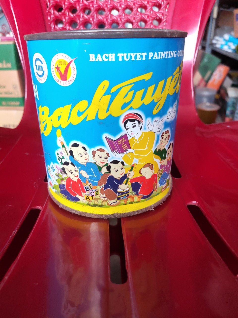 sơn dầu bạch tuyết