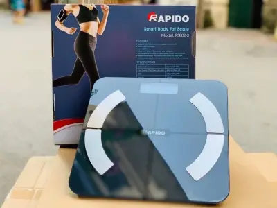 Cân sức khỏe thông minh Rapido RSB02-S (Có bluetooth)-Hàng Chính Hãng- BH Toàn Quốc 12 Tháng