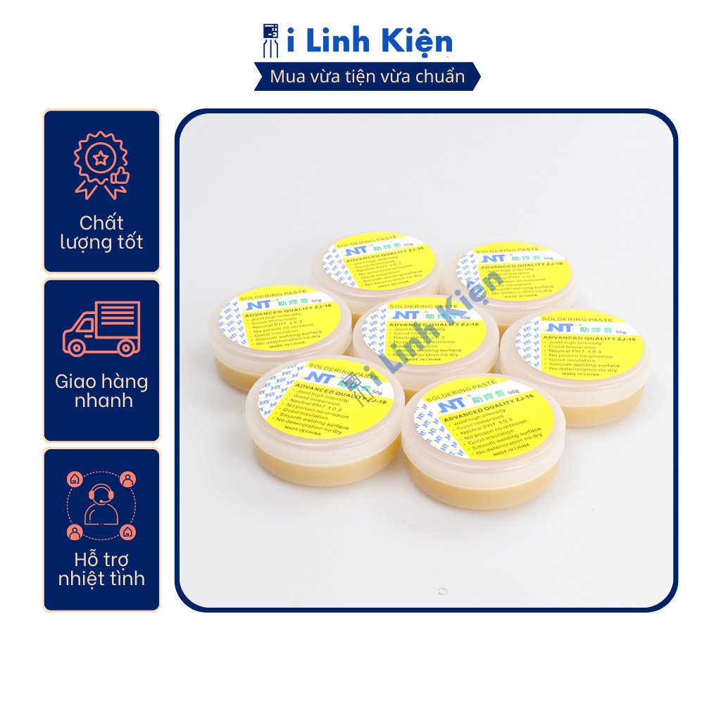 Mỡ hàn thiếc NT chất lượng tốt.