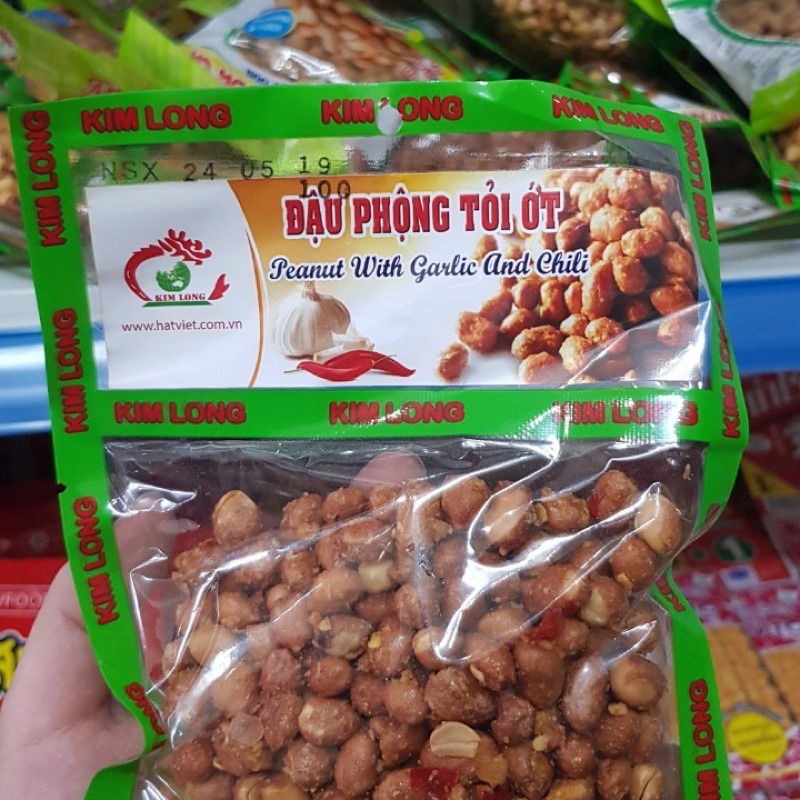100gr Lạc Rang Tỏi Ớt