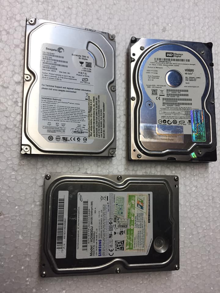 Ổ Cứng HDD Máy tính PC LAPTOP Sức khỏe GOOD 80G đến 500G