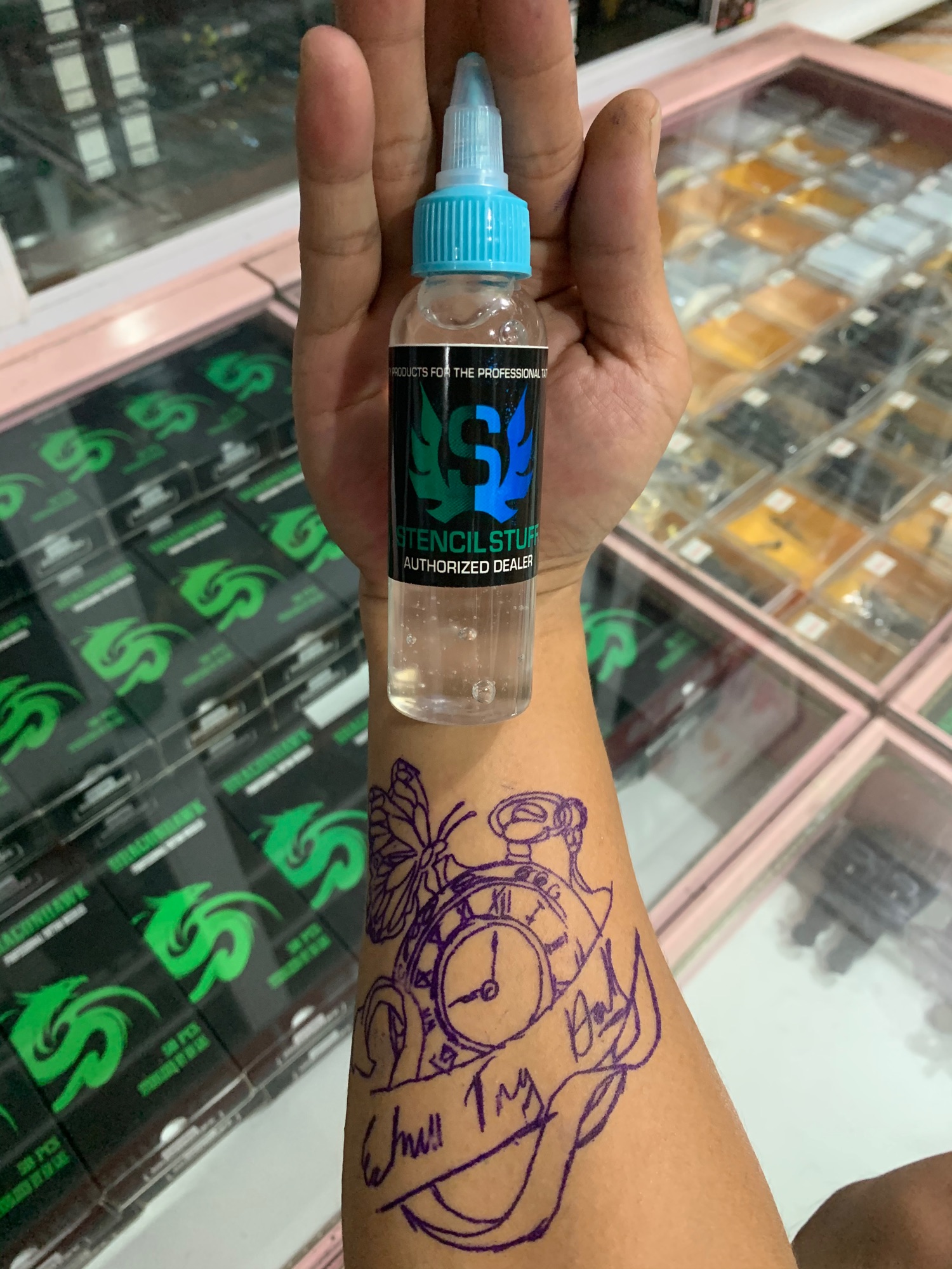 Gel in hình..Siêu bám sắc nét Stencil Stuff 60ml 89k/60ml