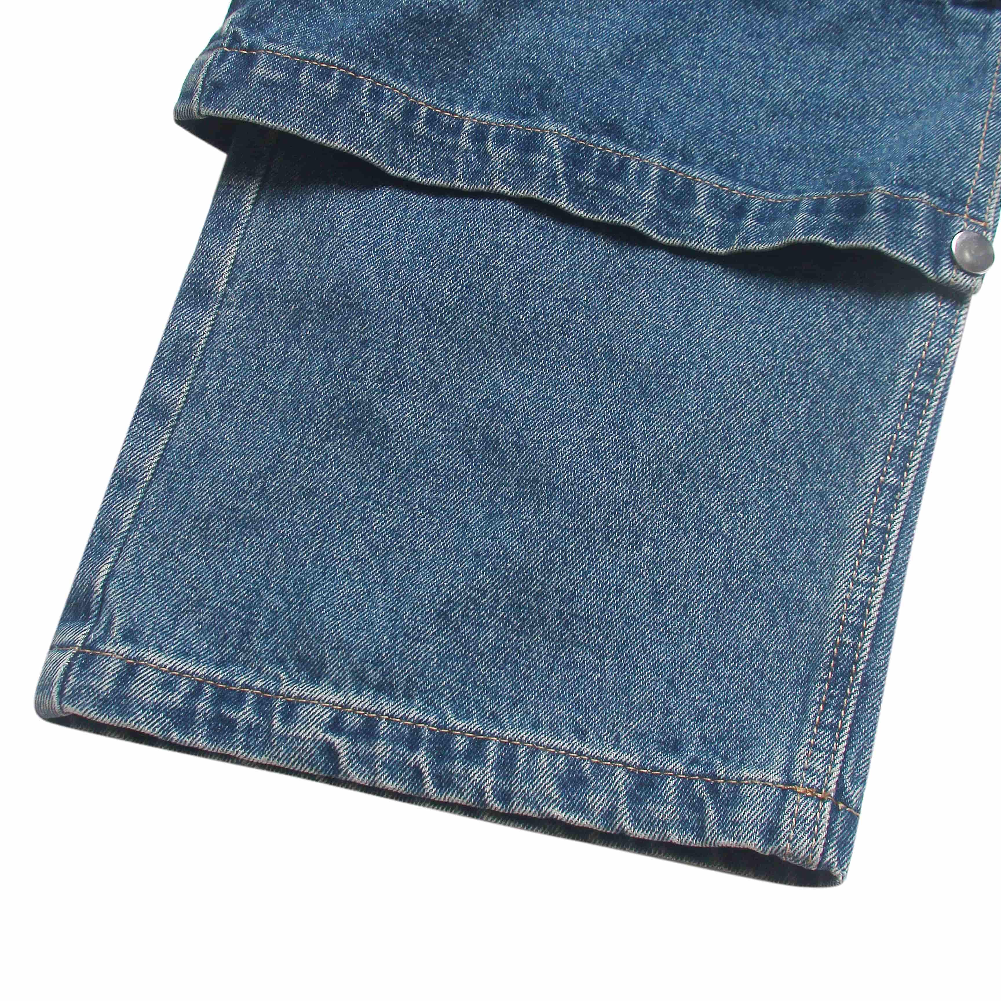 BACCHUS WIDE-LEG CARGO JEANS