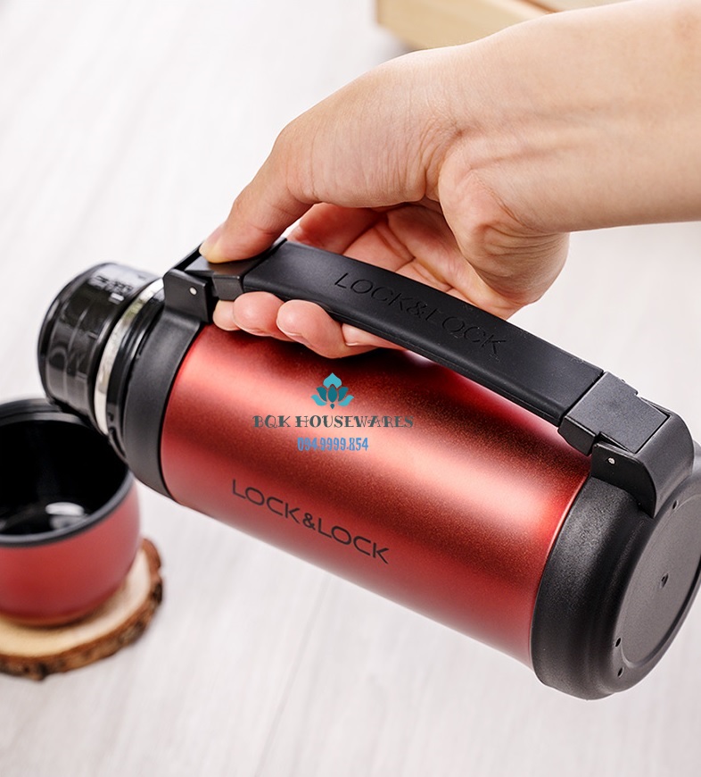 [ Lock&Lock ] Bình Giữ Nhiệt Lock&Lock Soft Handle 500ml Lhc1417