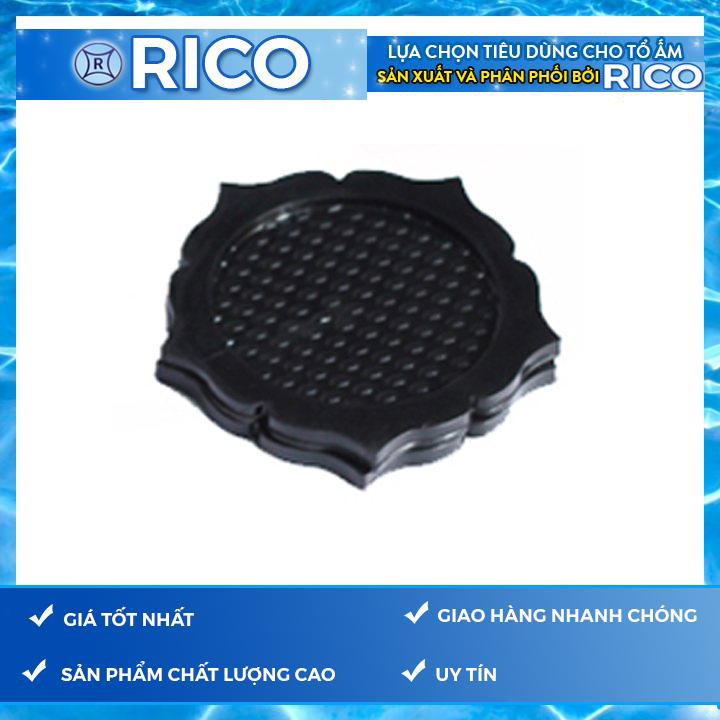 Bộ 10 miếng lót ly Rico LP0135 (Đen)