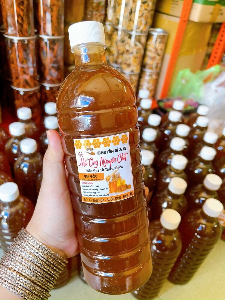Mật ông hoa cafe chai 1 lít thơm ngon