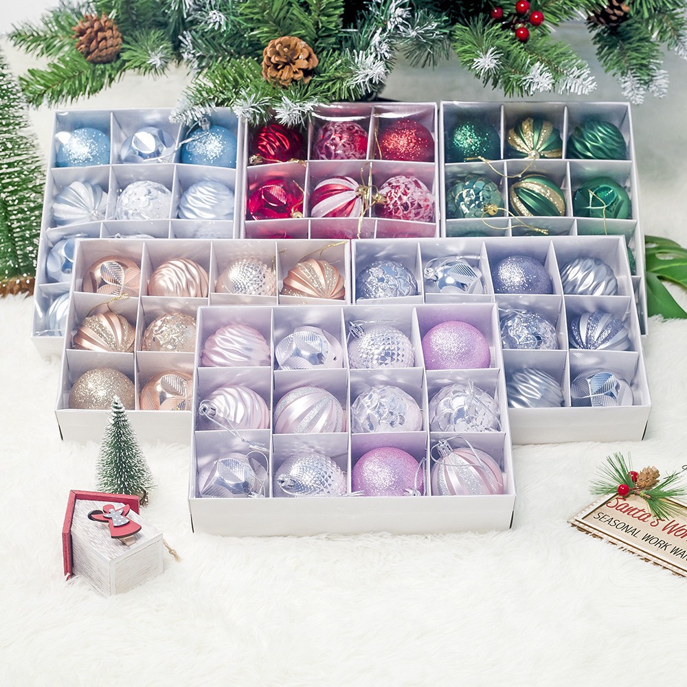 quả châu trang trí noel 6cm MẪU E21 TÁCH LẺ