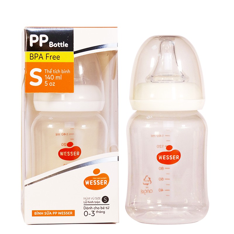 Bình sữa wesser ( cổ hẹp ) 140ml