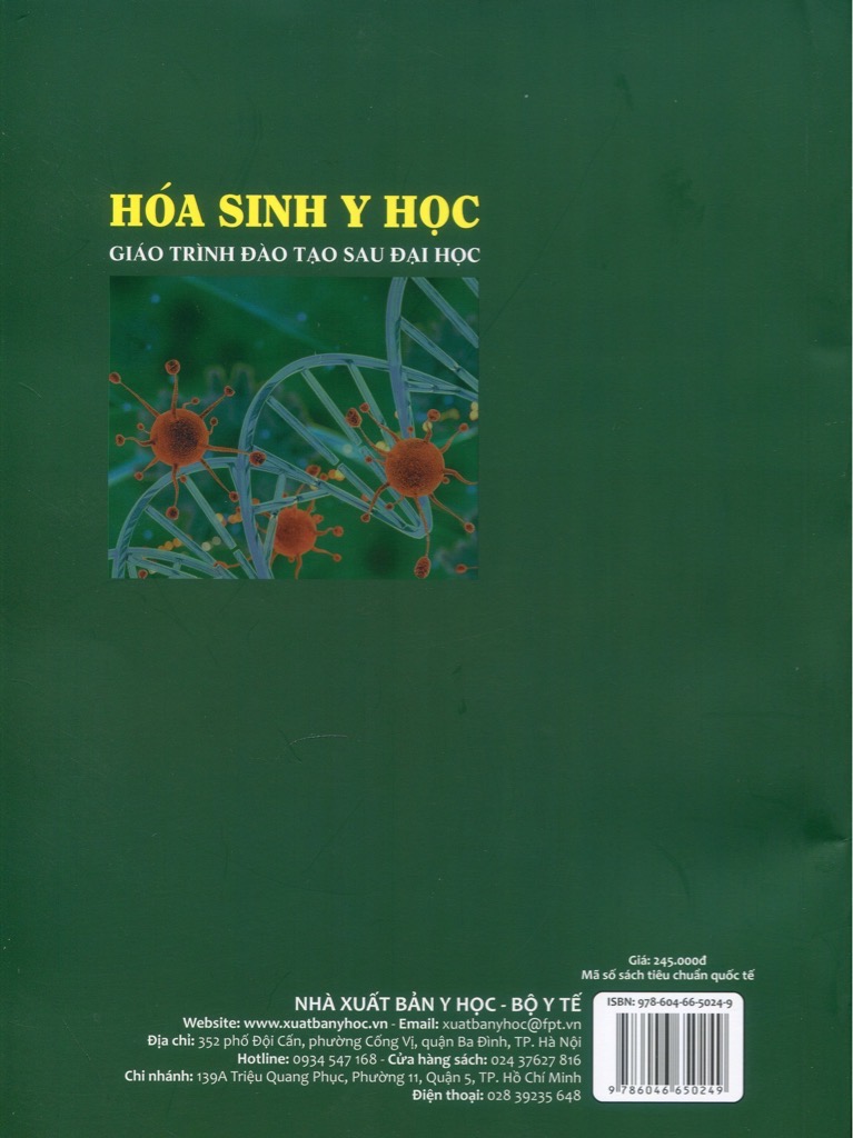 Sách - Hoá sinh y học (sau đại học)