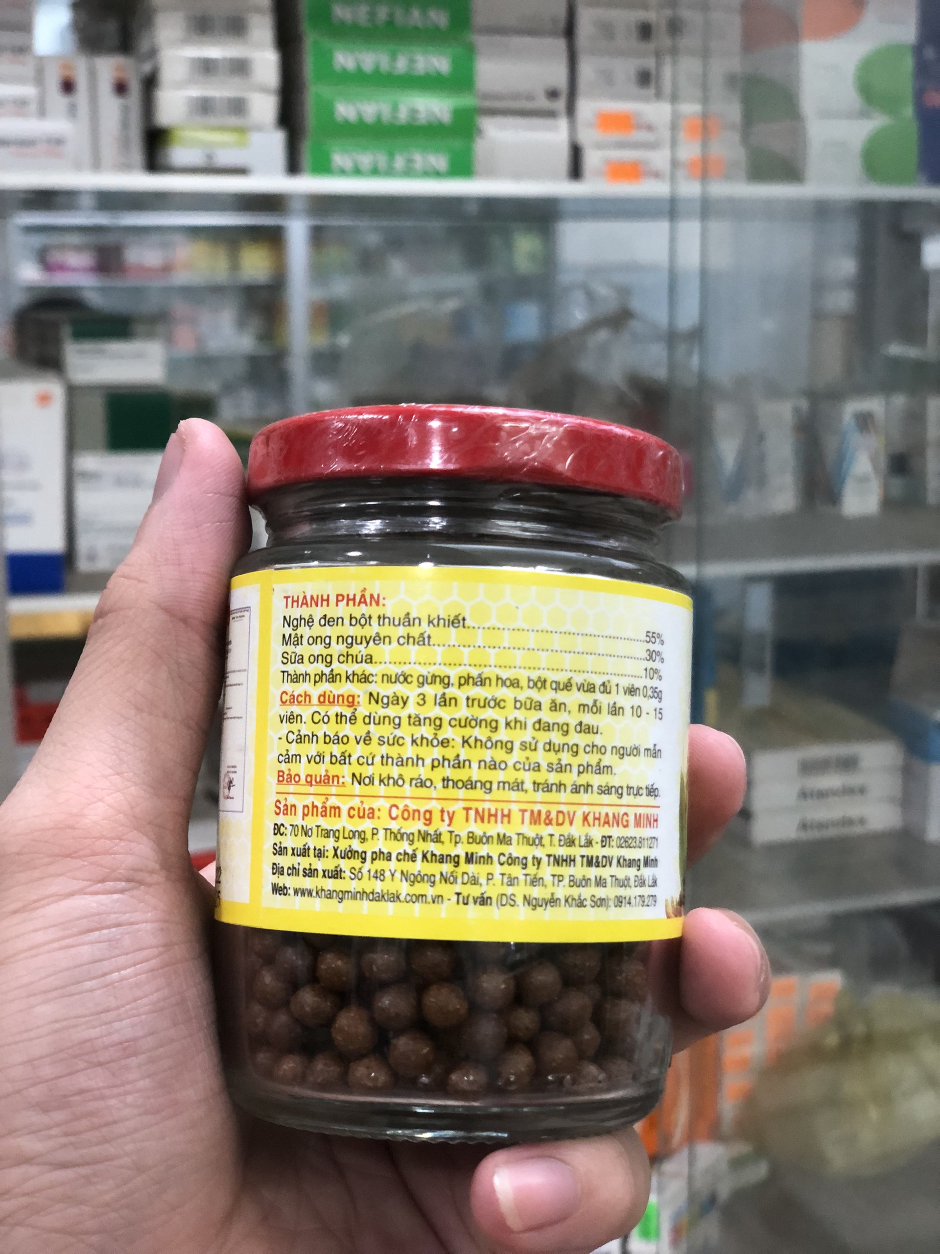 Viên nghệ Mật ong