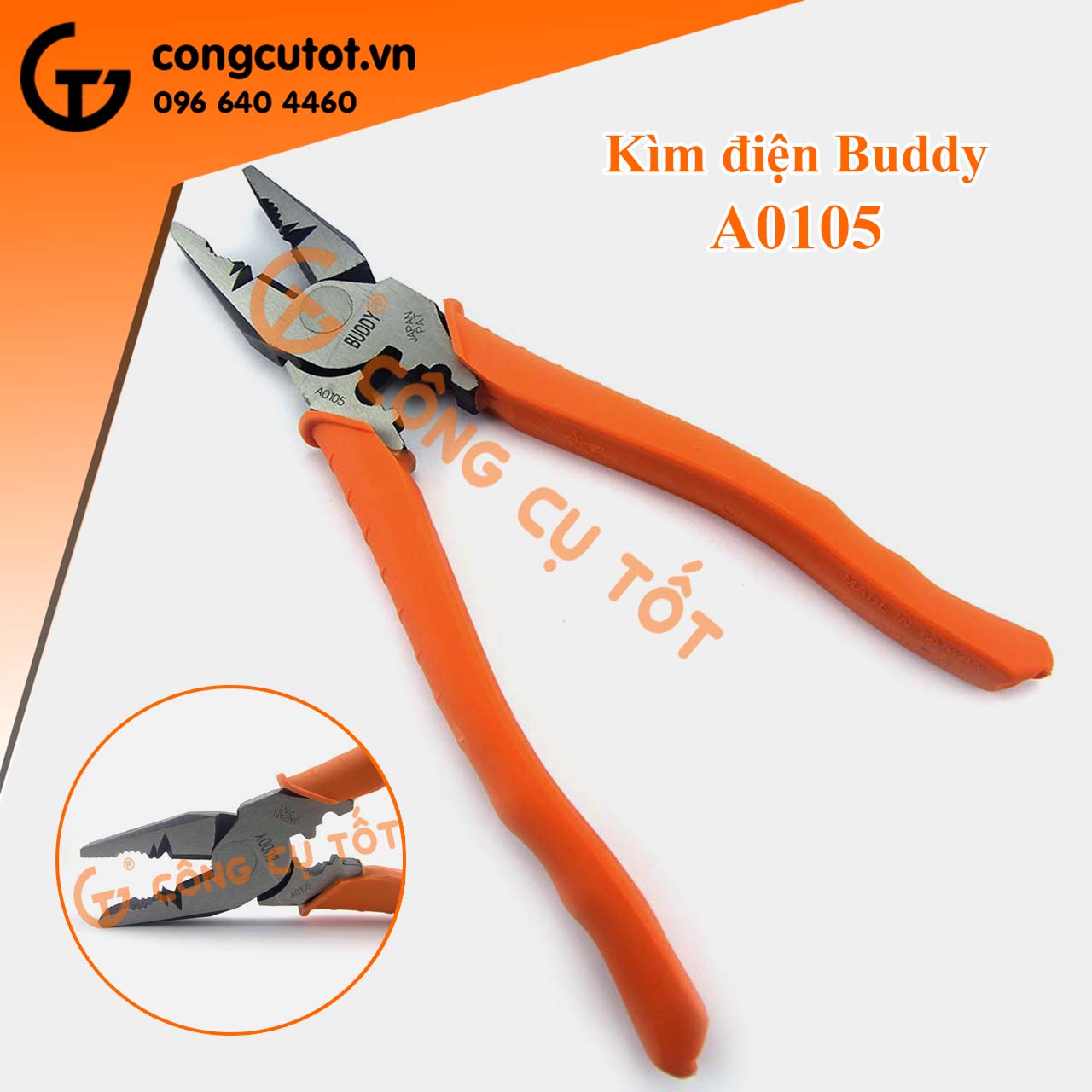 Kìm điện Nhật Bản Buddy A0105
