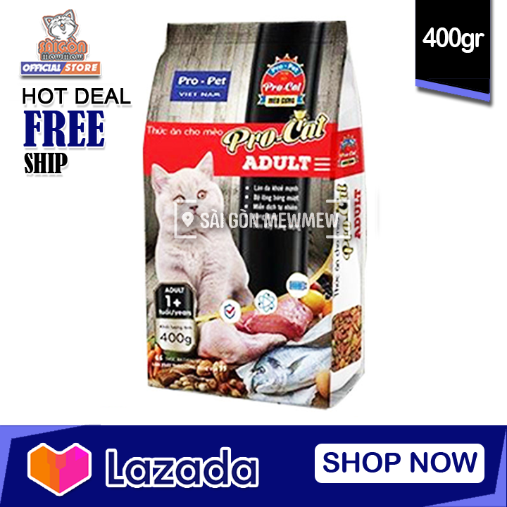Hạt cho mèo lớn PRO CAT 400gr