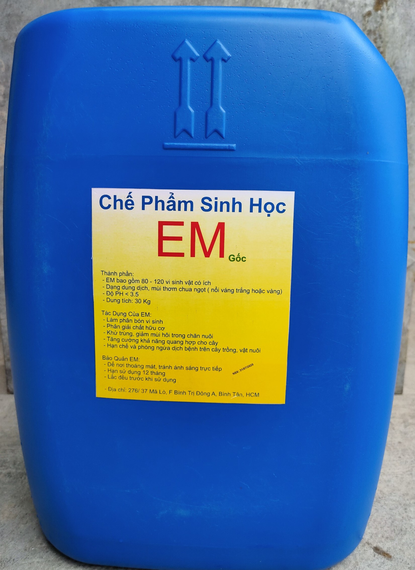 [HCM]Chế Phẩm Sinh học EM Gốc 20kg
