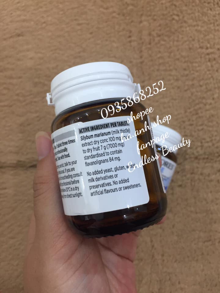 Blackmores Milk Thistle 42 viên- Thải Độc Gan