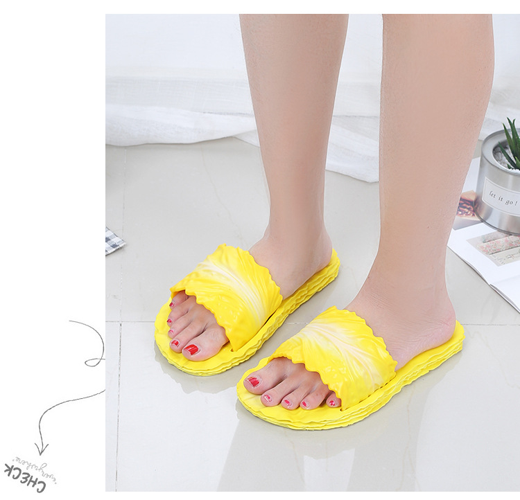 Dép bắp cải màu vàng size từ 36-41