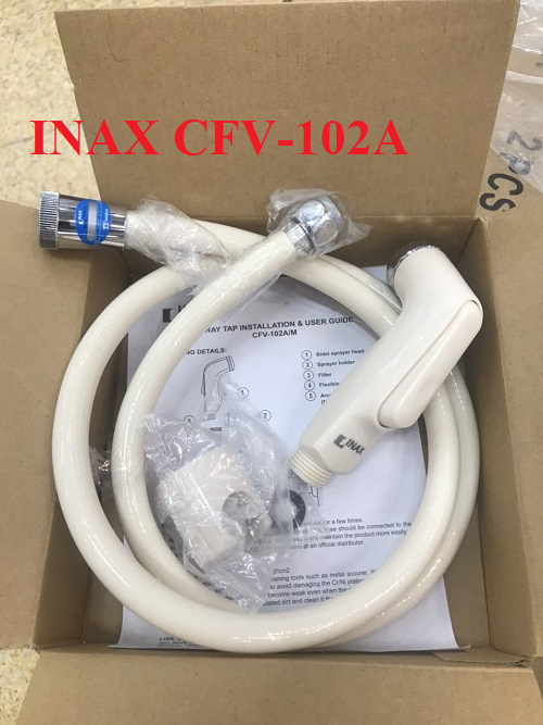 Vòi Xịt Rửa Vệ Sinh INAX CFV-102A chính hãng, bảo hành 2 năm CFV102A ...