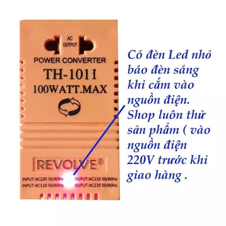 Cục chuyển điện 220V-110V (100W)
