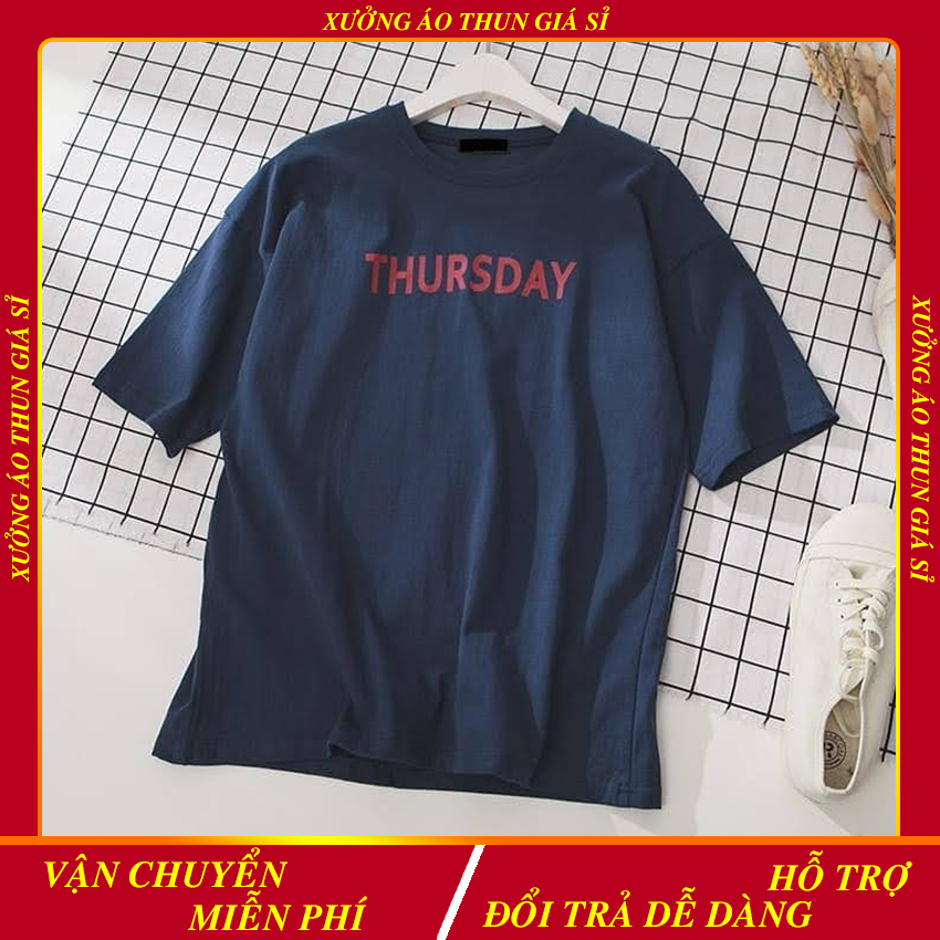 [HCM] Áo thun 7 ngày trong tuần - Áo thun tay lỡ form rộng nam nữ Oversize.