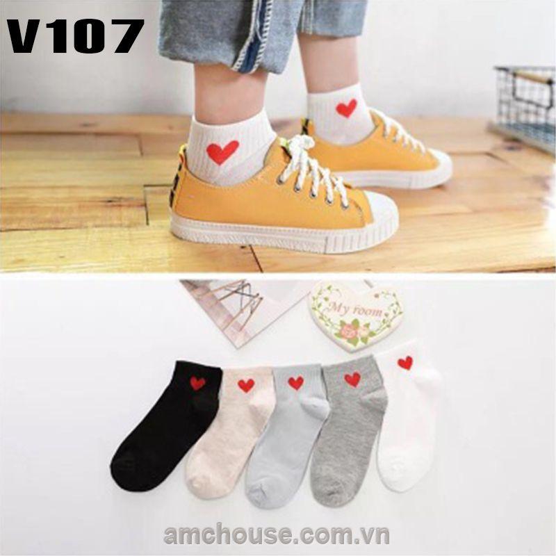 Combo 3 đôi vớ cổ trung họa tiết (nhiều mẫu)