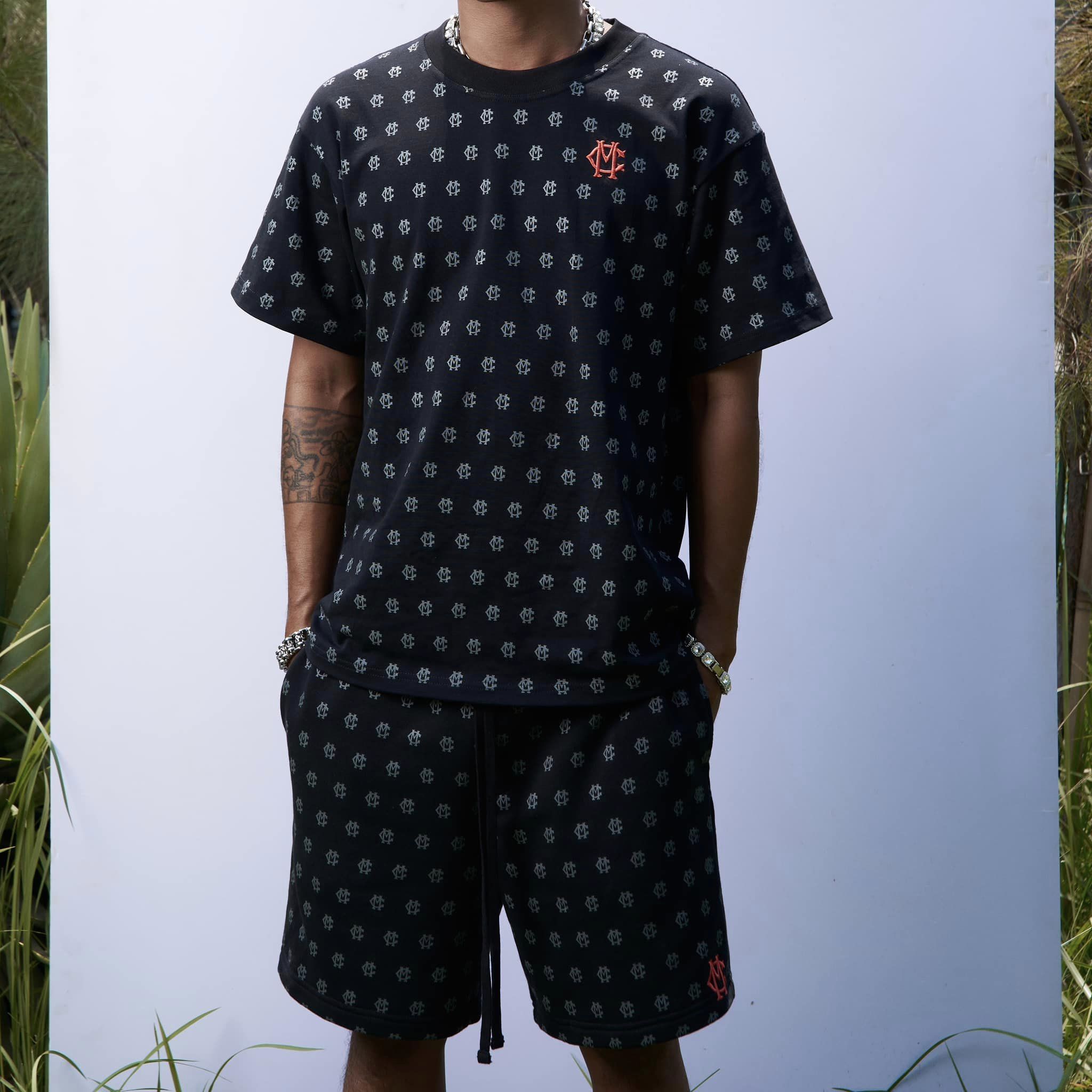 Quần Short nam MIKENCO Monogram Short S23