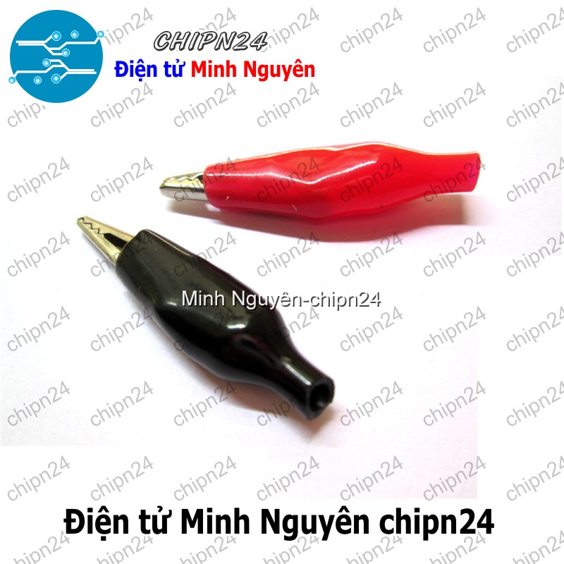 [5 cặp] (F109) Kẹp cá sấu loại lớn 4.5cm - HH000165