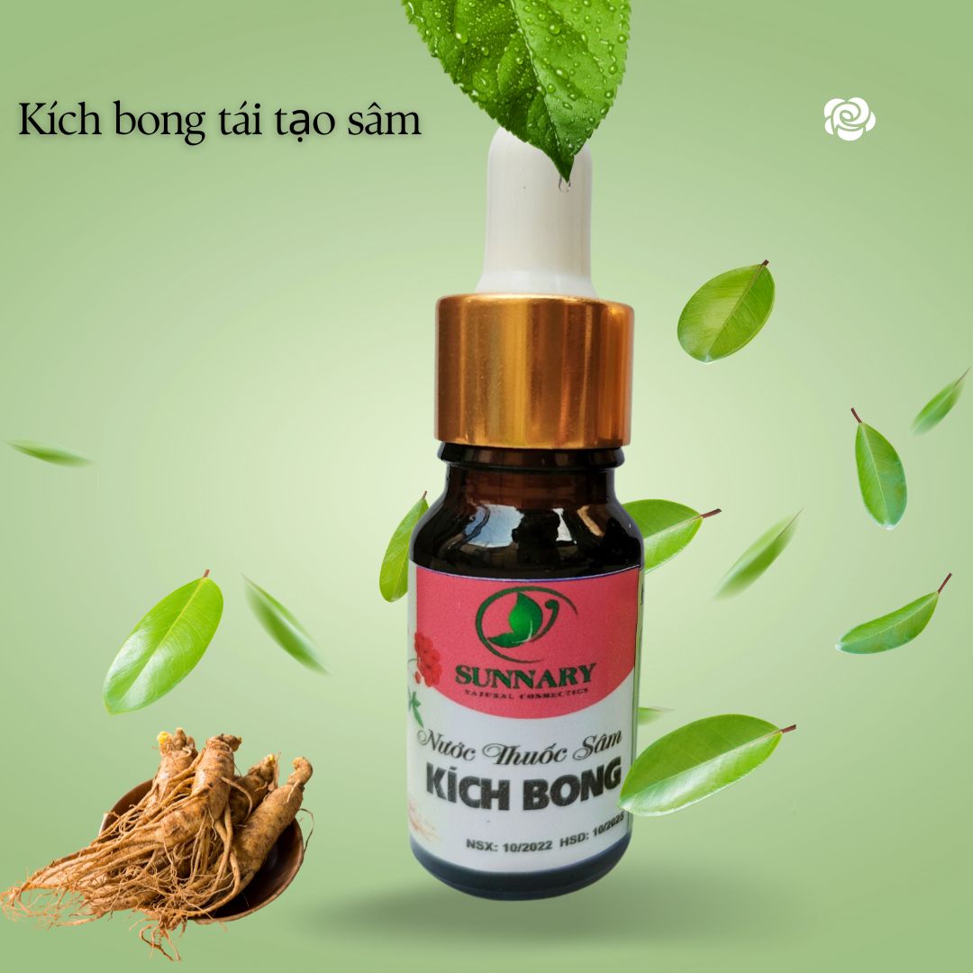 Kích bong Tái tạo da - Cốt sâm Thảo dược sâm kích bong tái tạo da bong da nhanh hơn lẹ hơn sạch nhanh mạnh hơn
