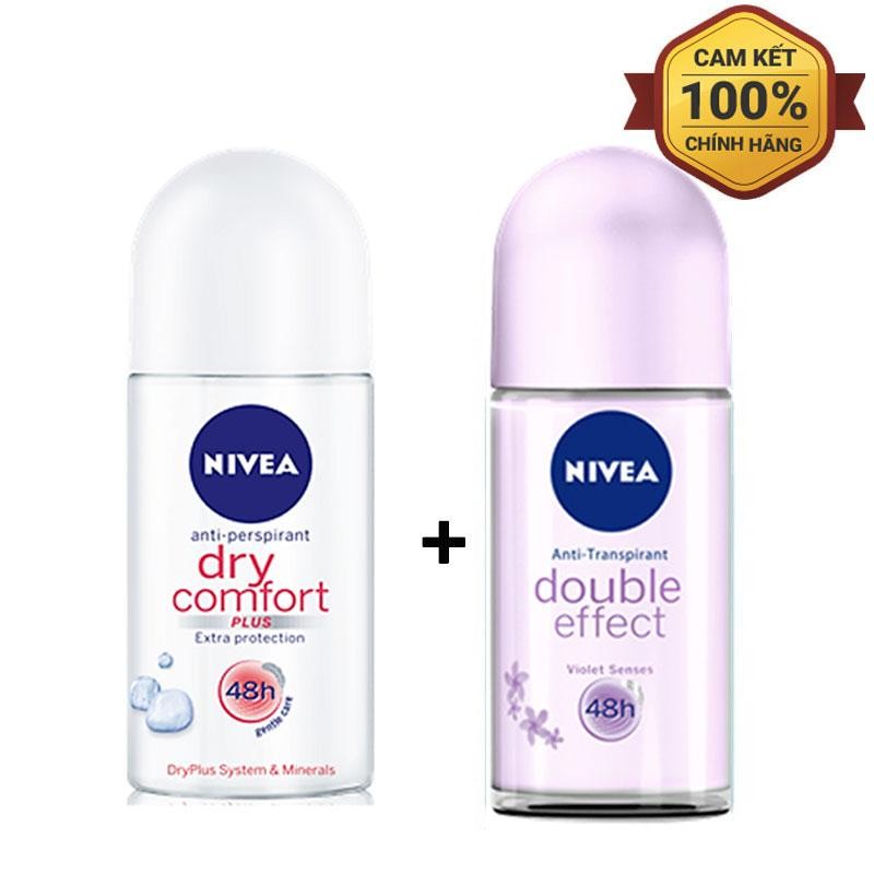 2 CHAI LĂN KHỬ MÙI NIVEA  - 50ml/chai