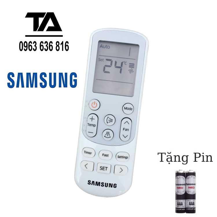 Remote máy lạnh samsung single user ✔ điều khiển điều hòa samsung single user - chính hãng