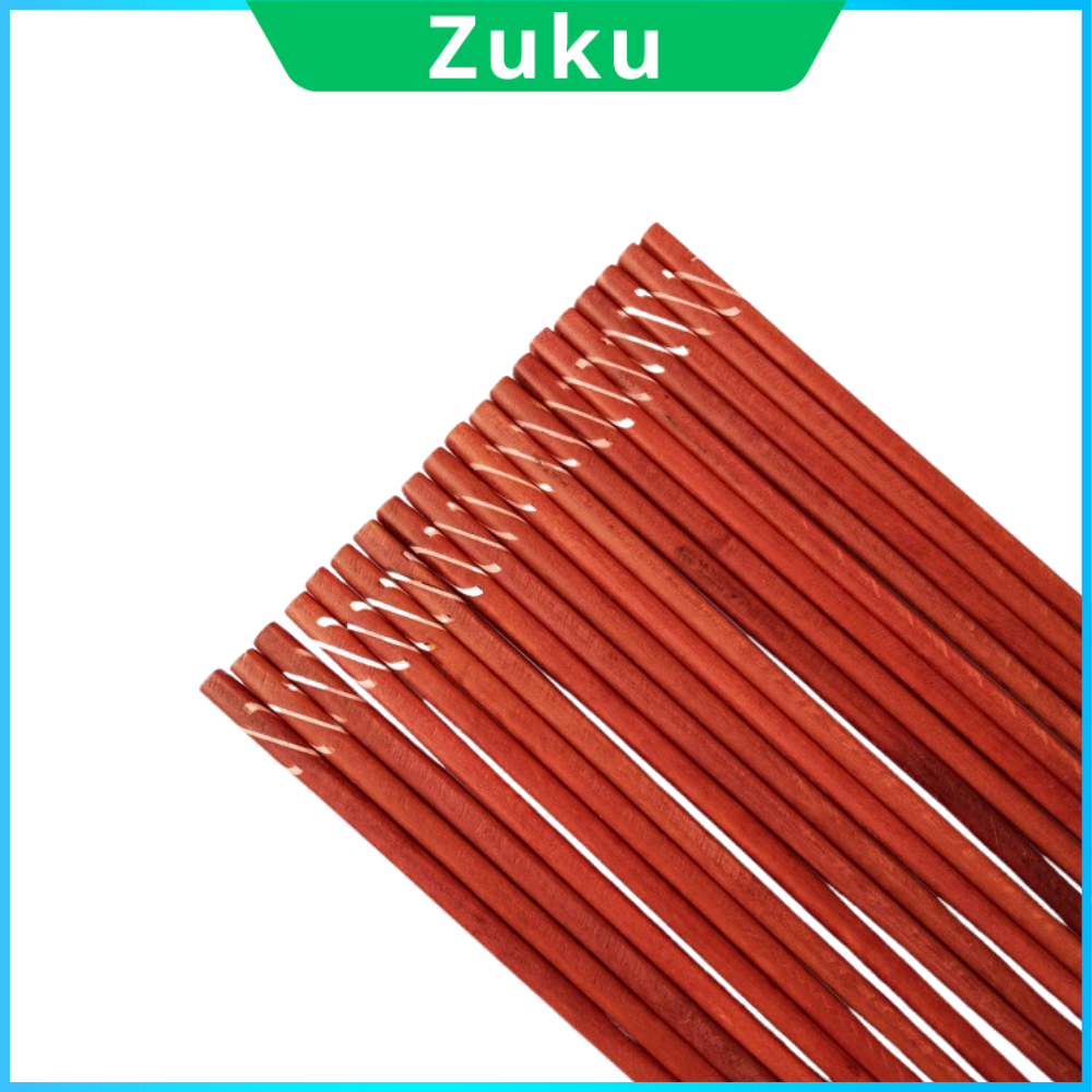 Đũa gỗ tự nhiên cao cấp đầu khảm trai set 10 đôi