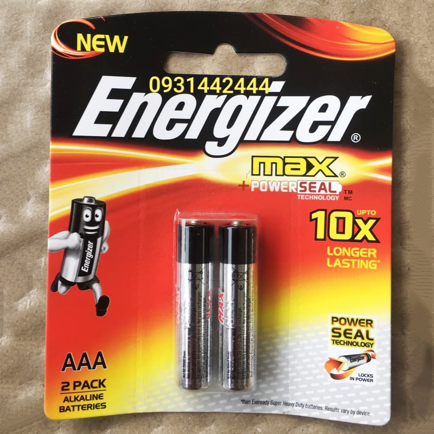 Combo 5 Vỉ Pin AAA Energizer Alkaline (1 Vỉ 2 Viên) chính hãng