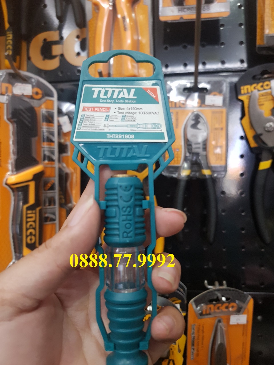 Bút thử điện Total THT291908 (4x190mm)