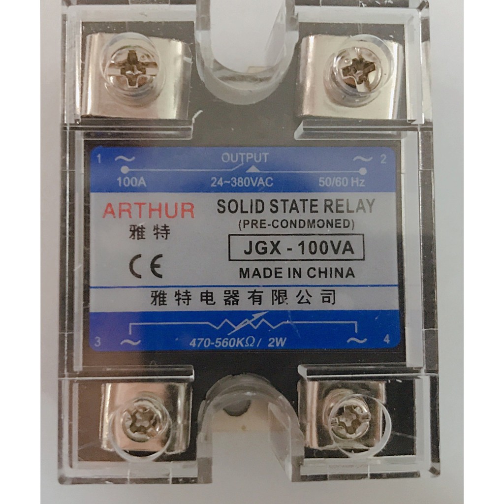 Relay bán dẫn Arthur Rơ le bán dẫn Solid State Relay SSR Arthur 100VA AA DA