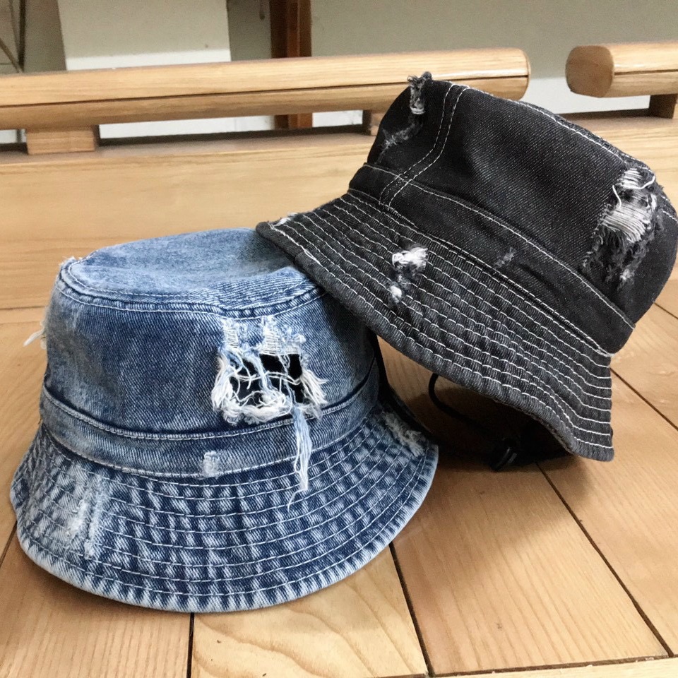 NÓN TAI BÈO JEANS RÁCH SIÊU XỊN - MŨ TAI BÈO DÀNH CHO NAM VÀ NỮ THỜI TRANG